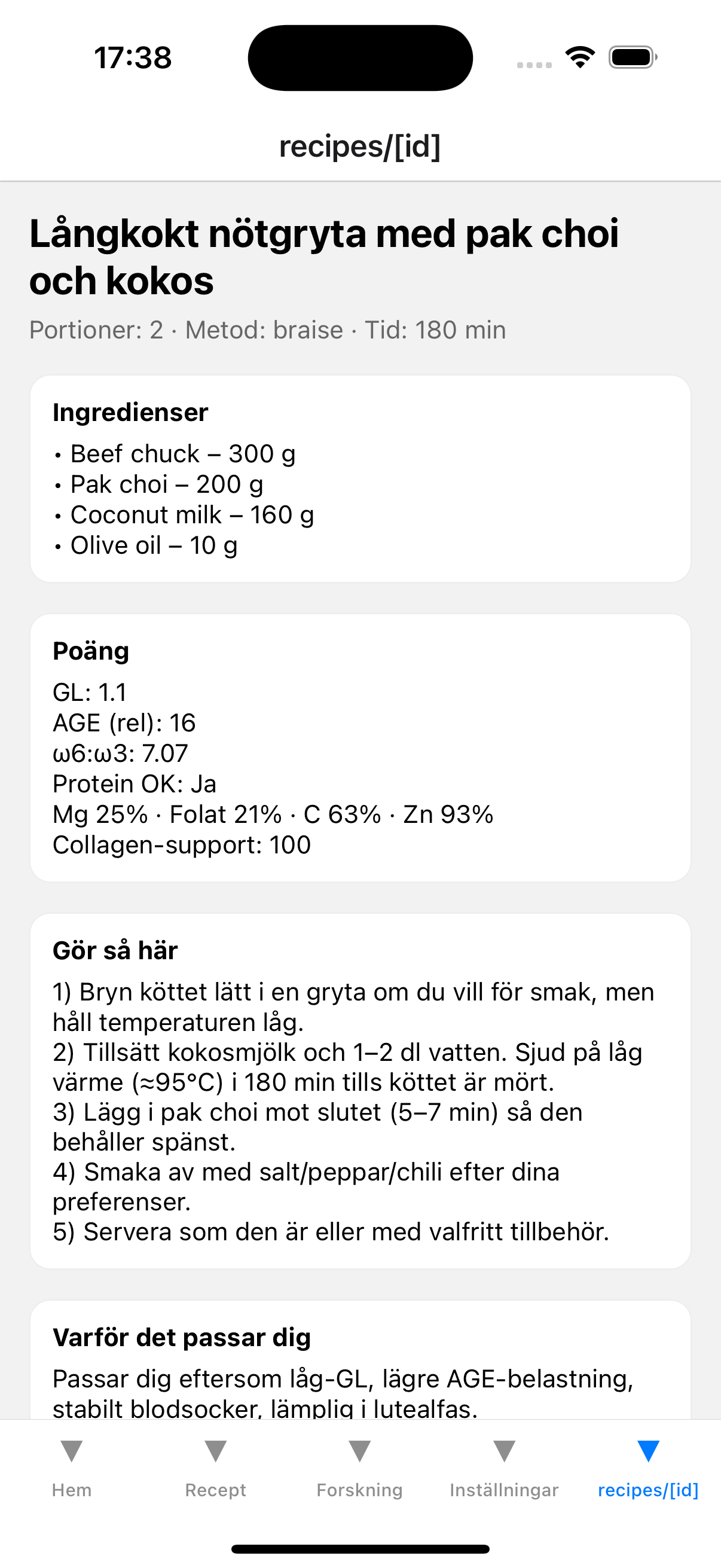 Women Health Food App