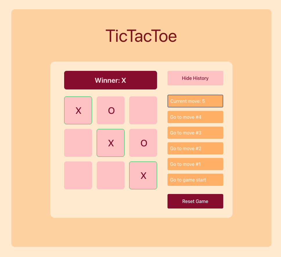Tic Tac Toe in React